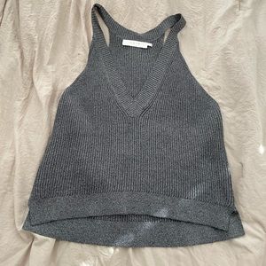 ASTR grey knit tank